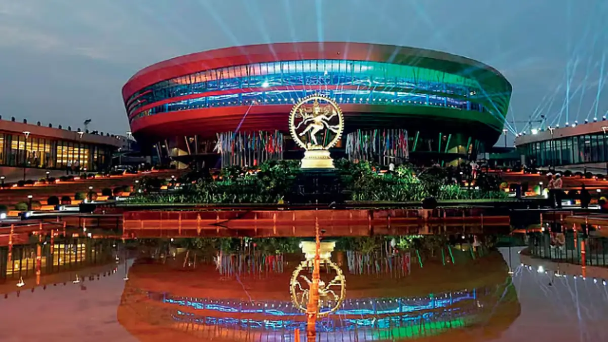 Pragati Maidan and Bharat Mandapam exhibition venue in New Delhi