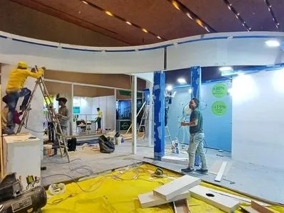 Exhibition stall design at BIEC Bangalore for woodworking trade show