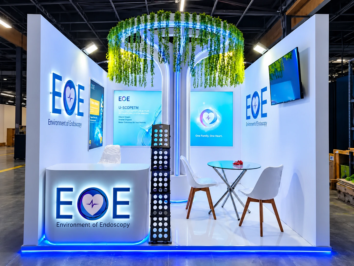 EOE 9 SQM exhibition stand at 7th ESFICON & 6th SGR Spine Operative Course in New Delhi