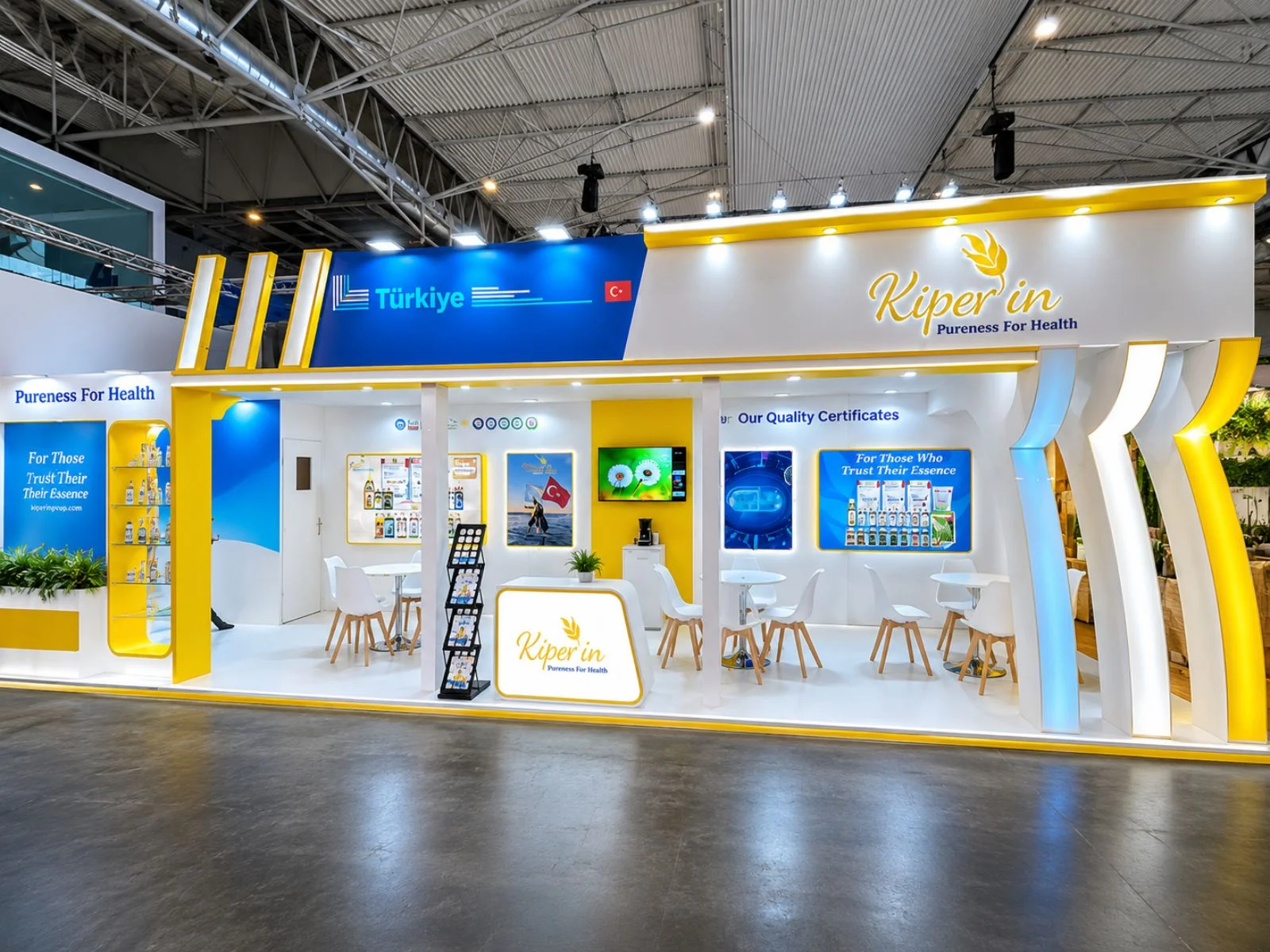 Kiperin exhibition booth at Vitafood Europe 2026 by Booth Fabricators