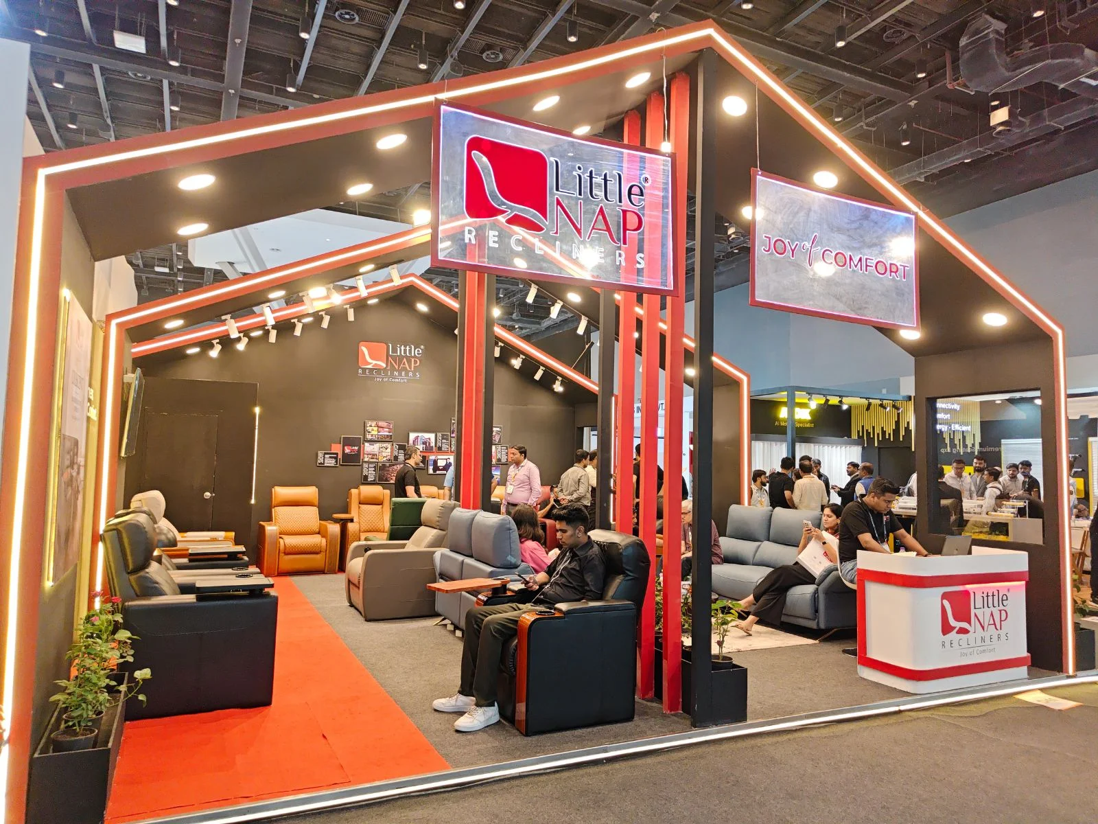 Little Nap exhibition stand