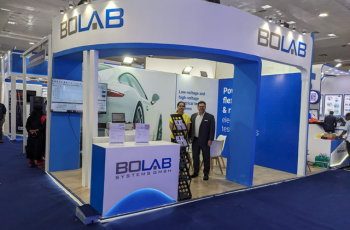 Creative exhibition booth setup by Booth Fabricators