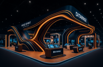 Custom booth design and fabrication for Steel Construction Expo Asia 2025 at Jio World Convention Center, Mumbai, by Booth Fabricators.