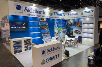 Custom booth design and fabrication for Steel Construction Expo Asia 2025 at Jio World Convention Center, Mumbai, by Booth Fabricators.