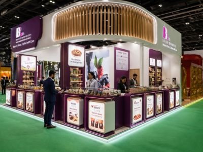 Booth Fabricators exhibition stall setup for Auto Aftermarket Show 2026